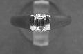Diamond Emerald-cut Engagement Ring